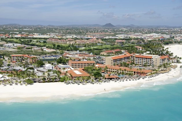 Aruba aerial view