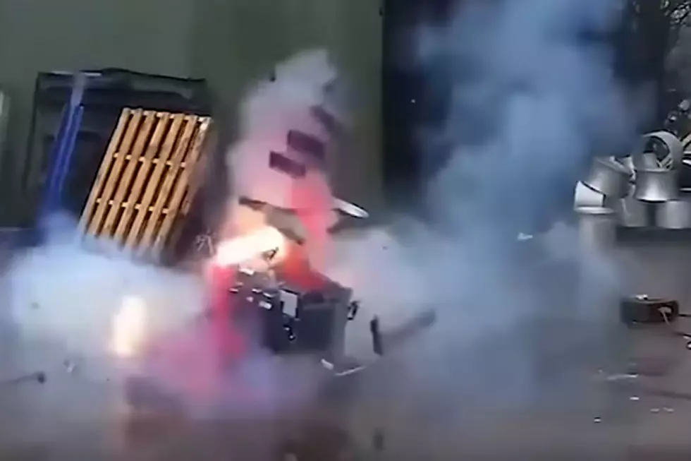 Firework in a Printer Ends With a (Predictably Awesome) Bang